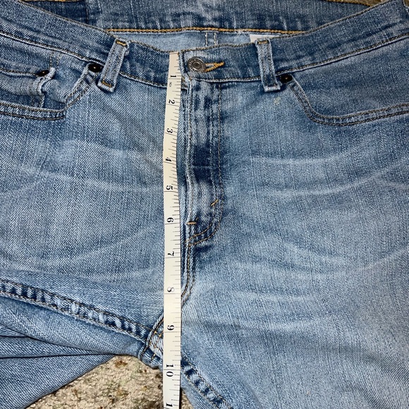 VINTAGE Y2K Levi's 515 Low Rise Stretch Stone Wash Bootcut Jeans Size 10 Long - Picture 10 of 11